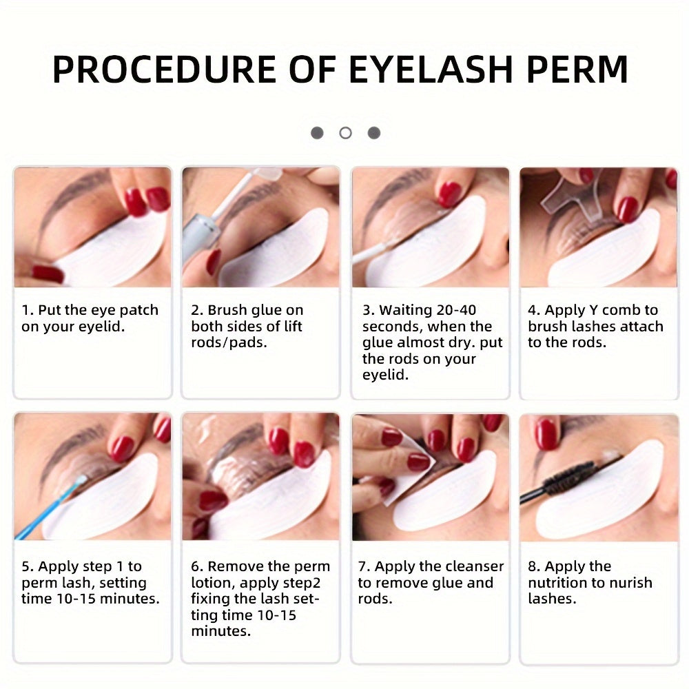 Lash Lift Kit - Eyelash Perming Kit Long Lasting Eye Lash Lifting Perming Set Professional Lash Curling Tool Suitable For Salon