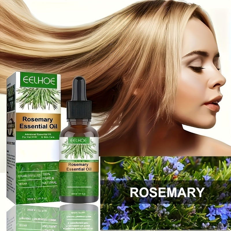30ml Rosemary Hair Essential Oil Long Lasting Lightweight Rosemary Hair Essential Oil For Healthy Hair, with plant squalane