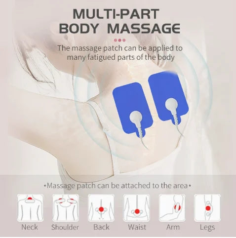 2025 New Low-frequency EMS Electronic Pulse Muscle Stimulator Female Sex Massage 35 Modes of Pain Relief Tens Electric Massager