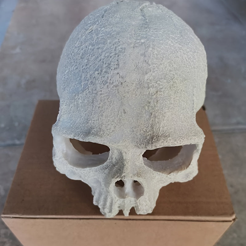 Aquarium Decor Accessories, Skull Skeleton Statue, Lizard Hideout, Lizard Cave, Glass Container for Aquarium, Reptile Hideaway Cave, Suitable for Aquarium Fish Tank Landscape Decoration Reptile Habita