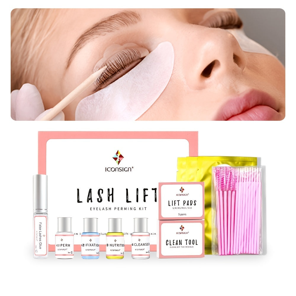 Lash Lift Kit - Eyelash Perming Kit Long Lasting Eye Lash Lifting Perming Set Professional Lash Curling Tool Suitable For Salon