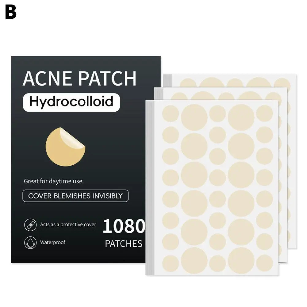 360/720/1080 Counts Hydrocolloid Invisible Pimple Patch Acne Stickers Face Concealer For Spots Acne Pimples Beauty Makeup Tool