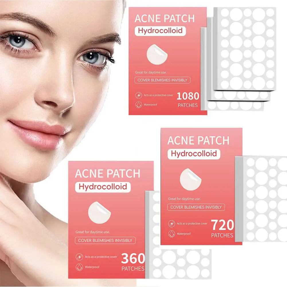360/720/1080 Counts Hydrocolloid Invisible Pimple Patch Acne Stickers Face Concealer For Spots Acne Pimples Beauty Makeup Tool