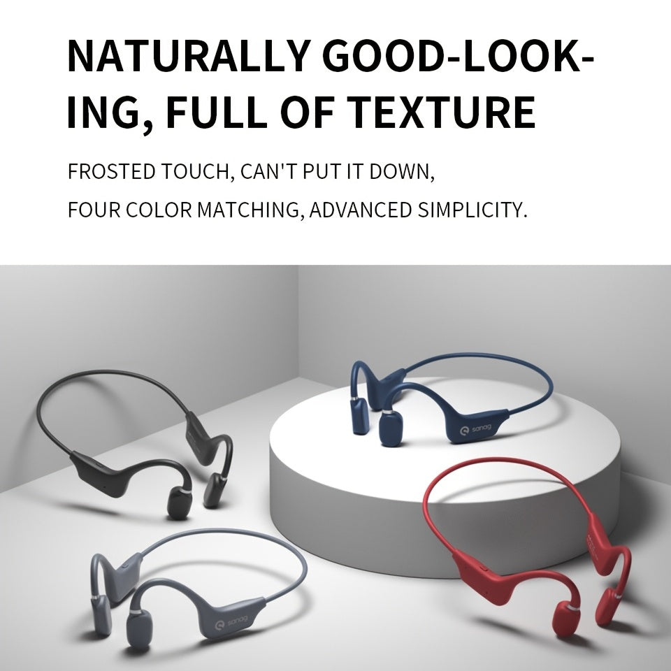 Sanag A5X True Bone Conduction Earphone Open Ear Wireless Sport Headphones High Quality Headset 3D Stereo Sound