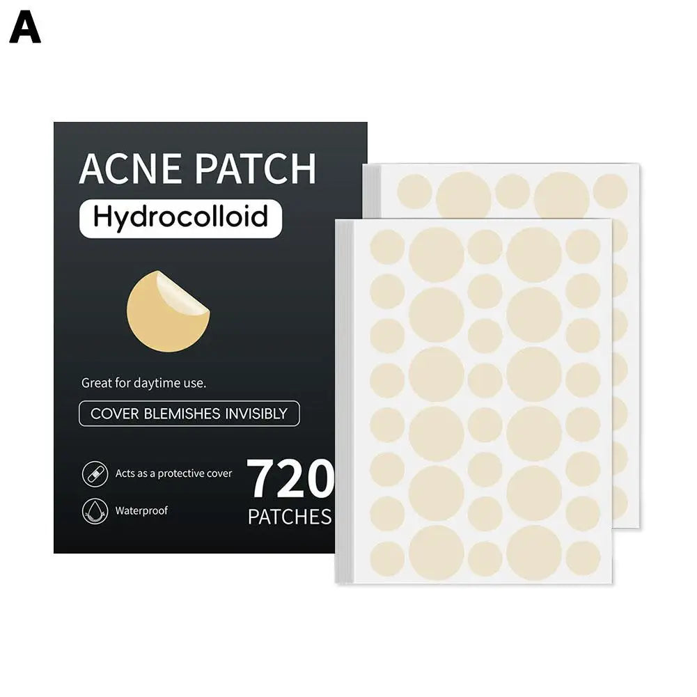 360/720/1080 Counts Hydrocolloid Invisible Pimple Patch Acne Stickers Face Concealer For Spots Acne Pimples Beauty Makeup Tool