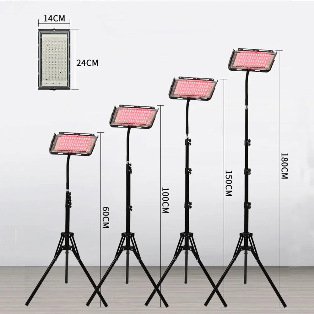 Red Light Therapy for Body,3 in 1 Deep 660&850 nm Infrared Light Therapy Panel Lamp with Bracket for Face, Muscles Pain, Joints