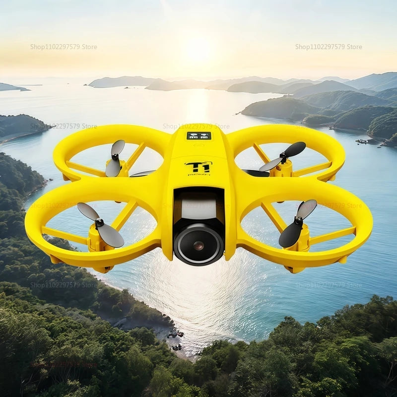 New T1 Professional Drone 8K HD Wide-Angle Camera WiFi FPV Height Hold Foldable RC Drone Quadrotor Helicopter Toy Holiday Gifts