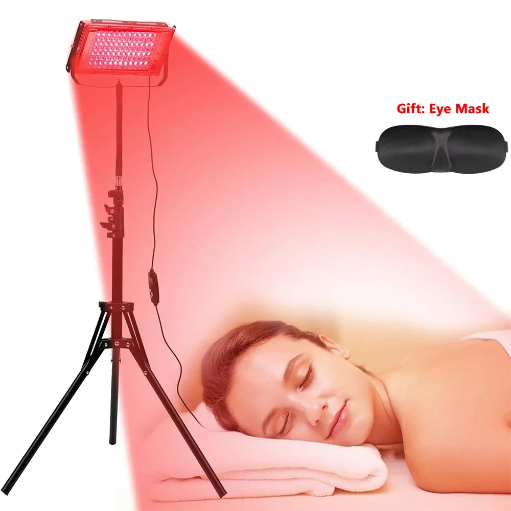 Red Light Therapy for Body,3 in 1 Deep 660&850 nm Infrared Light Therapy Panel Lamp with Bracket for Face, Muscles Pain, Joints