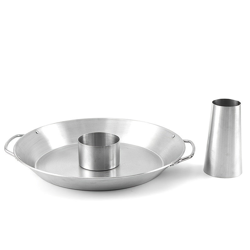 1pc Dishwasher Safe Round Roasting Pan with Chicken Roaster Rack Holder - Perfect for Thanksgiving and Holiday Dinners Kitchen Accessories