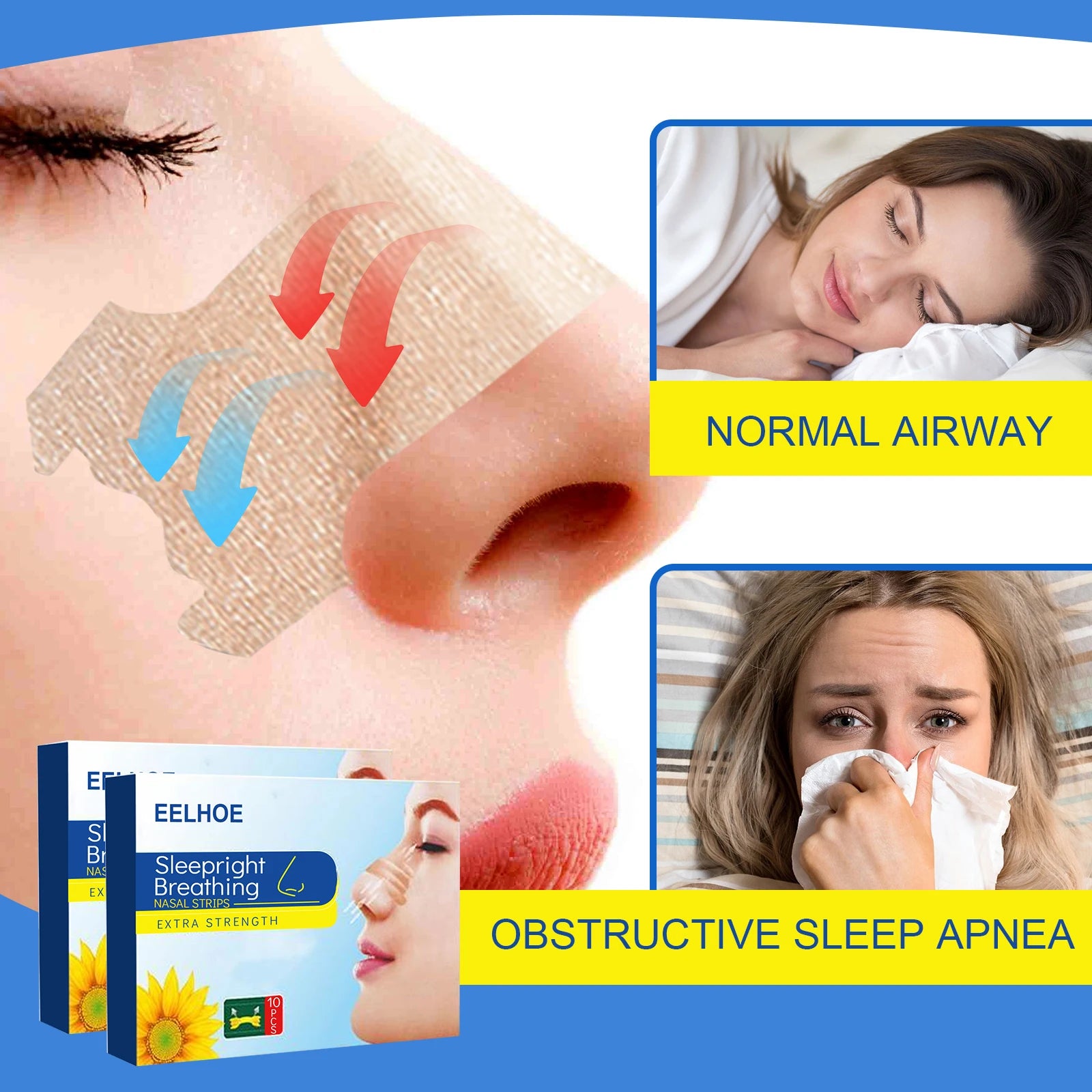 EELHOE Nose Care Patch Gentle Clean Comfortable Nose Body Care Patch