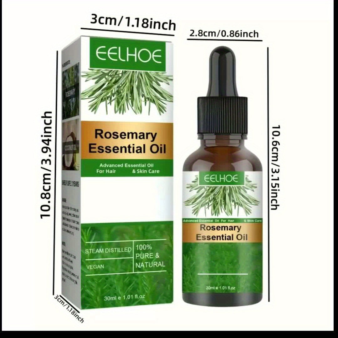 30ml Rosemary Hair Essential Oil Long Lasting Lightweight Rosemary Hair Essential Oil For Healthy Hair, with plant squalane