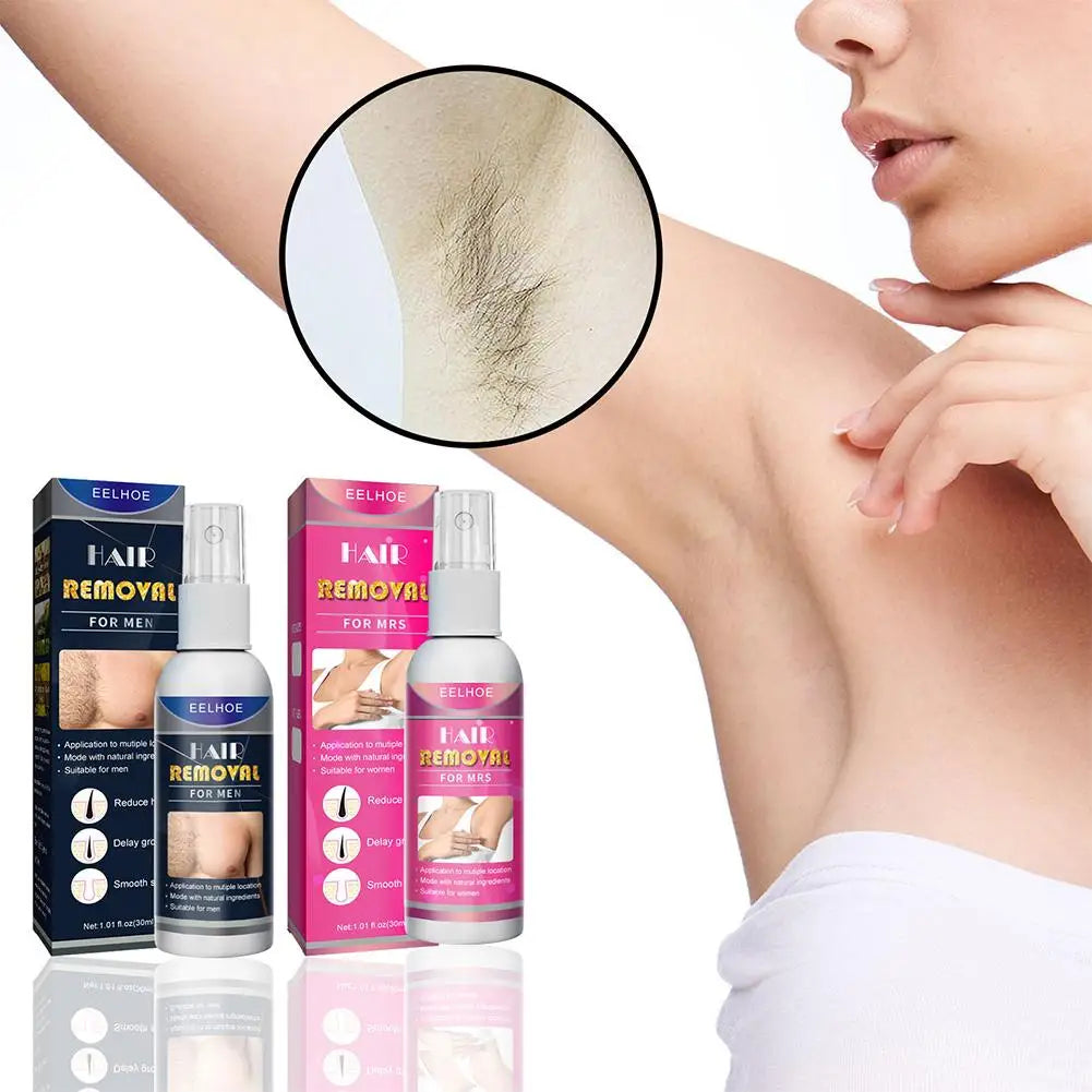 1/2PCS Super Natural Painless Permanent Hair Remover for Women Men Whole Body Depilatory Cream Powerful Hair Removal Spray