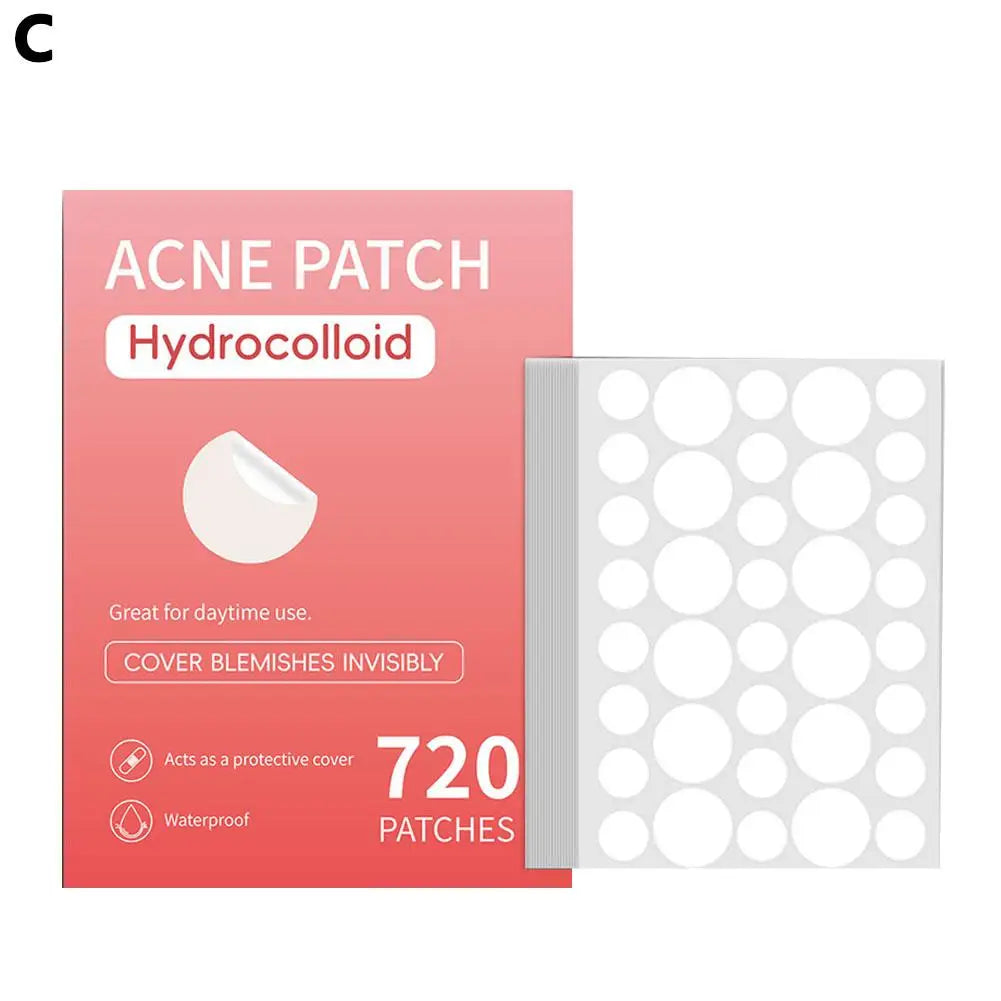 360/720/1080 Counts Hydrocolloid Invisible Pimple Patch Acne Stickers Face Concealer For Spots Acne Pimples Beauty Makeup Tool
